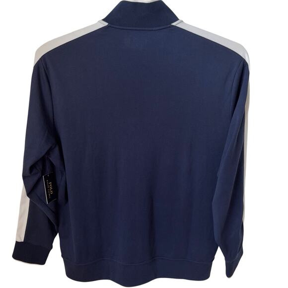 New Polo Ralph Lauren Interlock Track Jacket Men's Size 2XL Navy Blue Pony Zip - Picture 4 of 7